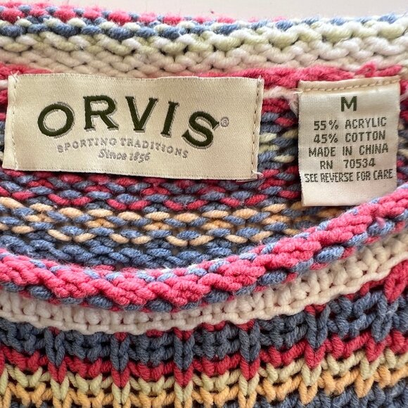Vintage Orvis Women's Short Sleeve Sweater - Picture 9 of 9